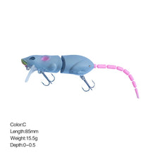 Load image into Gallery viewer, Floatingbaits Fishing Lure Artificial Bait Hard Floating Wobbler for Artificial plastic Mouse Lure pike Fishing tackle