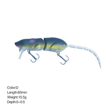 Load image into Gallery viewer, Floatingbaits Fishing Lure Artificial Bait Hard Floating Wobbler for Artificial plastic Mouse Lure pike Fishing tackle