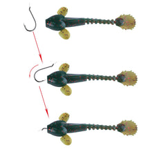 Load image into Gallery viewer, Sougayilang Soft Lure 4.5g 3.5in 90mm 12PCS/Lot Fishing Swimbait Lure Set Tail Worm Saltwater/Freshwater Fishing Baits