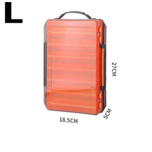 Load image into Gallery viewer, LINNHUE Plastic Fishing Lure Box Double Sided Minnows Bait Hooks Spinner Lures Frogs Boxes For Fishing Tackle Container