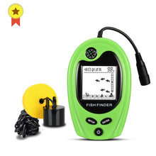 Load image into Gallery viewer, Russian Manual!100ft Portable Sonar Fish Finders Fishing lure Echo Sounder Fishing Finder FF717