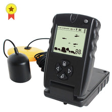 Load image into Gallery viewer, Russian Manual!100ft Portable Sonar Fish Finders Fishing lure Echo Sounder Fishing Finder FF717