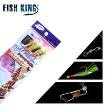 Load image into Gallery viewer, Luminous Japan Saltwater Fish Skin Sabiki Fishing Hook Maruseigo 9#-24# 2.31m Sea Boat Fishing Sabiki Rig Fishing Lure Hook