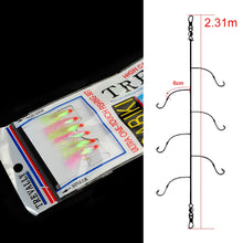 Load image into Gallery viewer, Luminous Japan Saltwater Fish Skin Sabiki Fishing Hook Maruseigo 9#-24# 2.31m Sea Boat Fishing Sabiki Rig Fishing Lure Hook