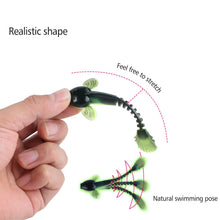 Load image into Gallery viewer, Sougayilang Soft Lure 4.5g 3.5in 90mm 12PCS/Lot Fishing Swimbait Lure Set Tail Worm Saltwater/Freshwater Fishing Baits