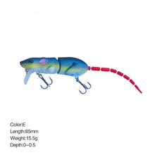 Load image into Gallery viewer, Floatingbaits Fishing Lure Artificial Bait Hard Floating Wobbler for Artificial plastic Mouse Lure pike Fishing tackle