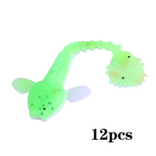 Load image into Gallery viewer, Sougayilang Soft Lure 4.5g 3.5in 90mm 12PCS/Lot Fishing Swimbait Lure Set Tail Worm Saltwater/Freshwater Fishing Baits