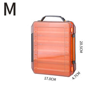 Load image into Gallery viewer, LINNHUE Plastic Fishing Lure Box Double Sided Minnows Bait Hooks Spinner Lures Frogs Boxes For Fishing Tackle Container
