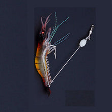 Load image into Gallery viewer, 3 PCS Three Colors Simulation Lure Soft Bait Hooks To Hang Fake Shrimp Lure Bionic Shrimp With Luminous Shrimp-shaped Soft Bait