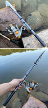 Load image into Gallery viewer, Carbon Fiber Telescopic Fishing Rod
