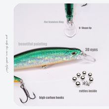Load image into Gallery viewer, 9.5cm 15g jerkbait Wobblers crankbaits hardbait Minnow Japan camping outdoor fishing lure for fishing
