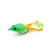 Load image into Gallery viewer, 1PCS Minnow Fishing Lure Double Propeller Frog Soft Bait Silicone90mm/13g Artificial Crankbait Wobbler Jig Trolling Soft Lure

