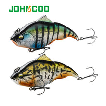 Load image into Gallery viewer, JOHNCOO 115mm Vibration SW Floating Fishing Lure Lipless Crankbaits Sinking Hard Plastic Artificial VIB Bait Bass Fishing Tackle
