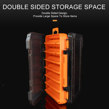 Load image into Gallery viewer, Kingdom Fishing Box 12 14 compartments Fishing Accessories lure Hook Boxes storage Double Sided High Strength Fishing Tackle Box
