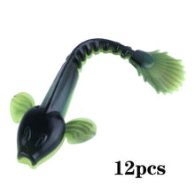 Load image into Gallery viewer, Sougayilang Soft Lure 4.5g 3.5in 90mm 12PCS/Lot Fishing Swimbait Lure Set Tail Worm Saltwater/Freshwater Fishing Baits
