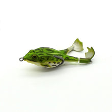 Load image into Gallery viewer, 1PCS Minnow Fishing Lure Double Propeller Frog Soft Bait Silicone90mm/13g Artificial Crankbait Wobbler Jig Trolling Soft Lure
