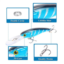 Load image into Gallery viewer, 1pcs/lot Minnow Fishing Lure 7.1g 9.5cm isca artificial Pesca hard bait crankbait wobblers for fishing everything for fishing
