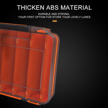 Load image into Gallery viewer, Kingdom Fishing Box 12 14 compartments Fishing Accessories lure Hook Boxes storage Double Sided High Strength Fishing Tackle Box
