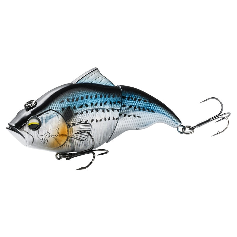 JOHNCOO 115mm Vibration SW Floating Fishing Lure Lipless Crankbaits Sinking Hard Plastic Artificial VIB Bait Bass Fishing Tackle