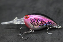 Load image into Gallery viewer, wLure 6cm 5g Deep Diving Tight Wobble Fishing Lure Fresh Water Hard Bait Flaoting Jerkbait 8# Hooks Insect Bait Crankbait C770
