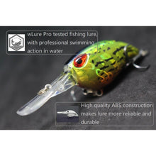 Load image into Gallery viewer, wLure 6cm 5g Deep Diving Tight Wobble Fishing Lure Fresh Water Hard Bait Flaoting Jerkbait 8# Hooks Insect Bait Crankbait C770
